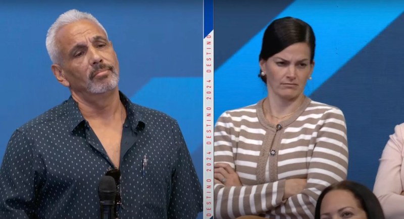 splitscreen of audience members