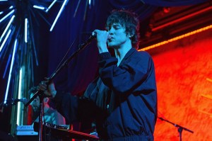 Andrew VanWyngarden performing on stage