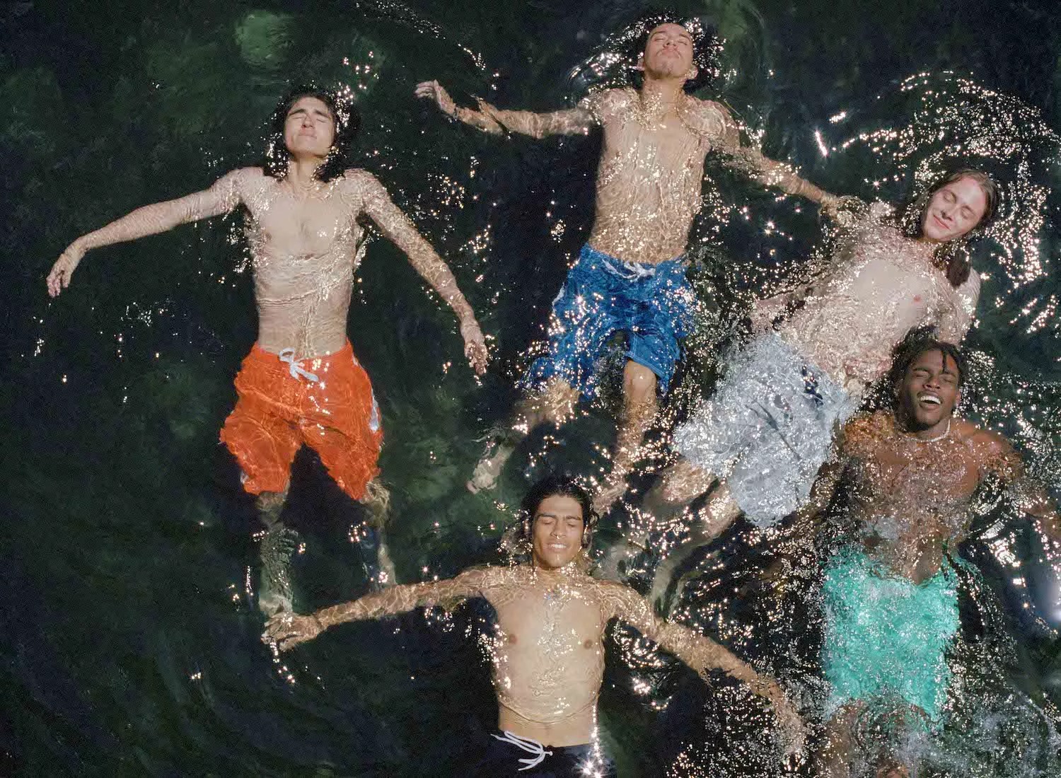 Photo of boys floating in a spring in Florida