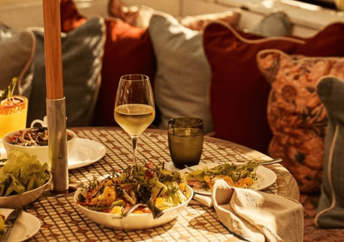 a table setting