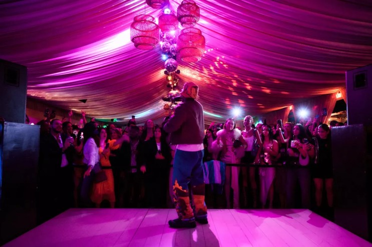 Chance the Rapper onstage at Soho Beach House in Miami Beach