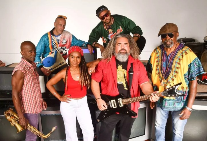 Portrait of the members of Spam Allstars