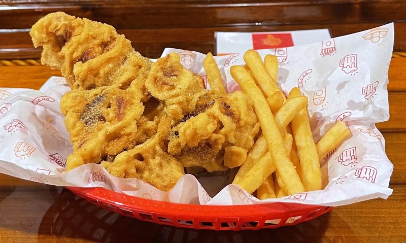 fried chicken and french fries