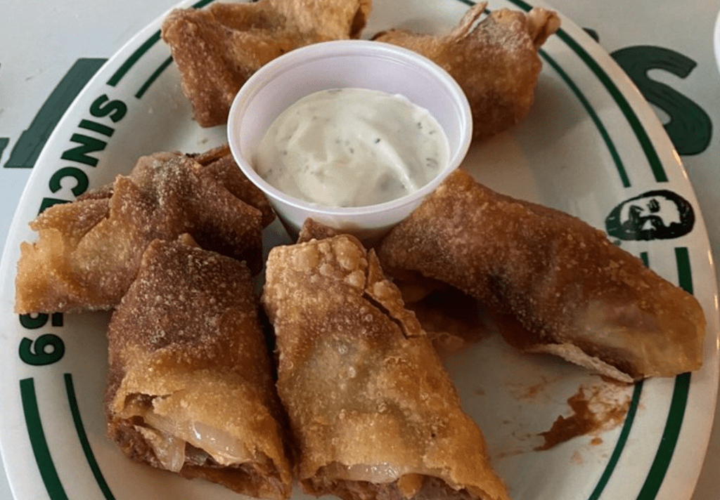 rib rolls on plate