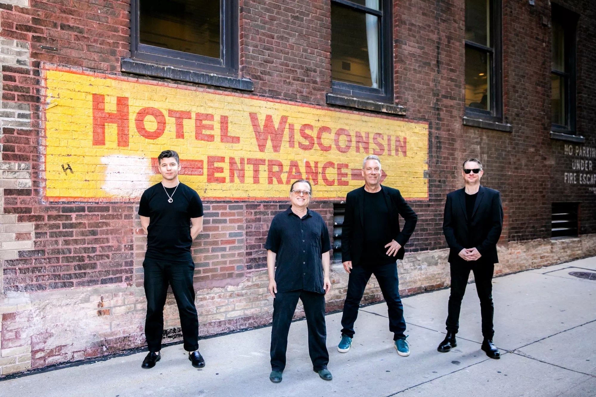 Portrait of the members of Violent Femmes