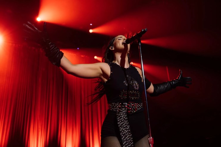 Nathy Peluso on stage at the Fillmore Miami Beach