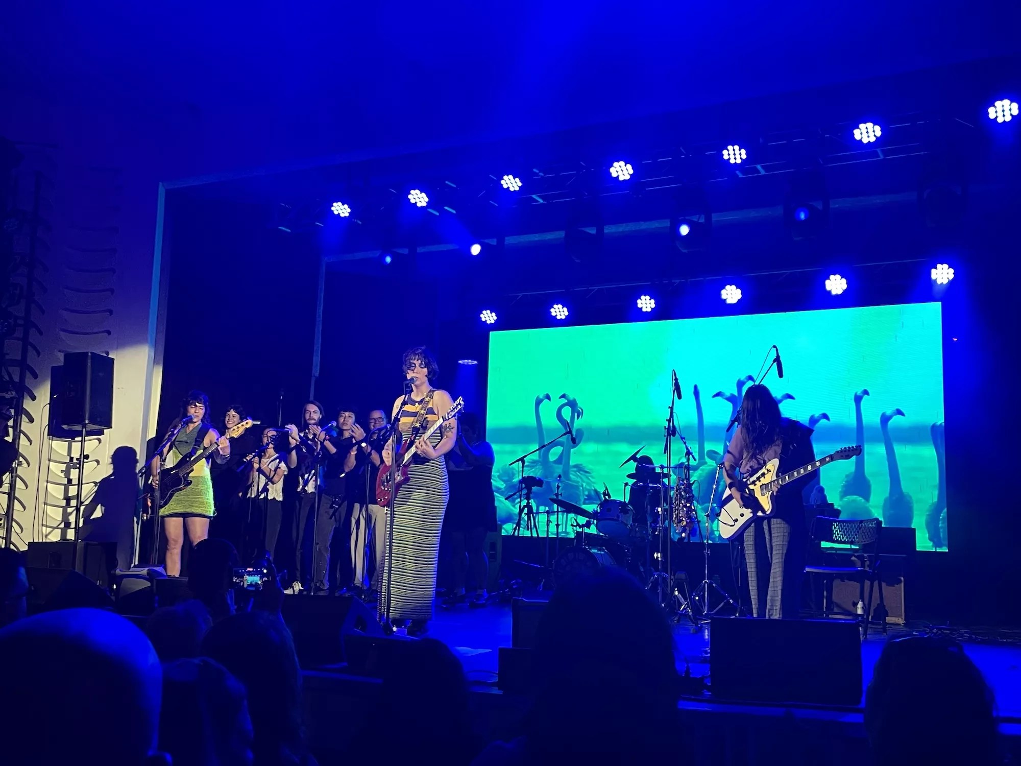 Las Nubes performing at the Miami Beach Bandshell