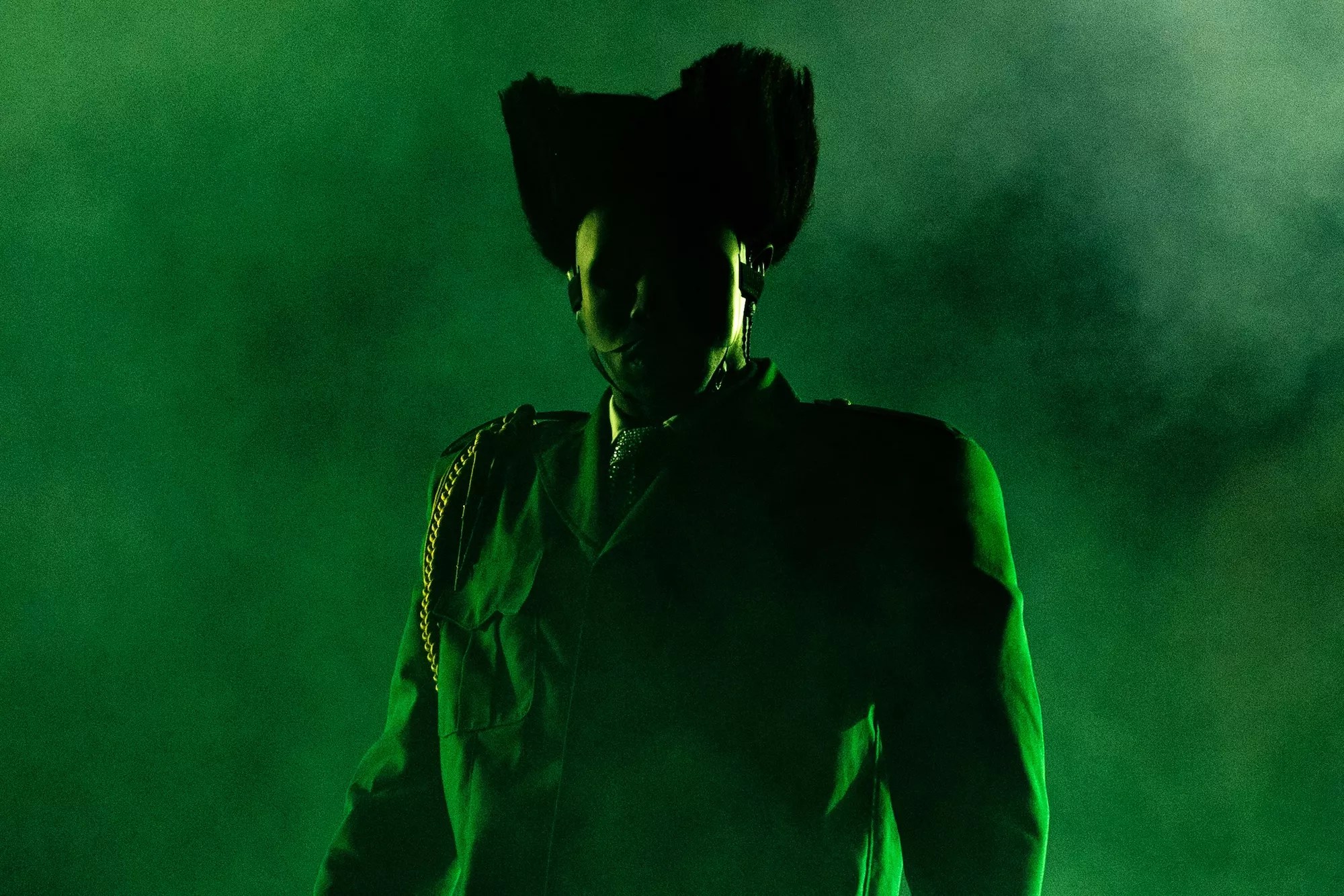 Tyler the Creator onstage during the Chromakopia Tour in Los Angeles