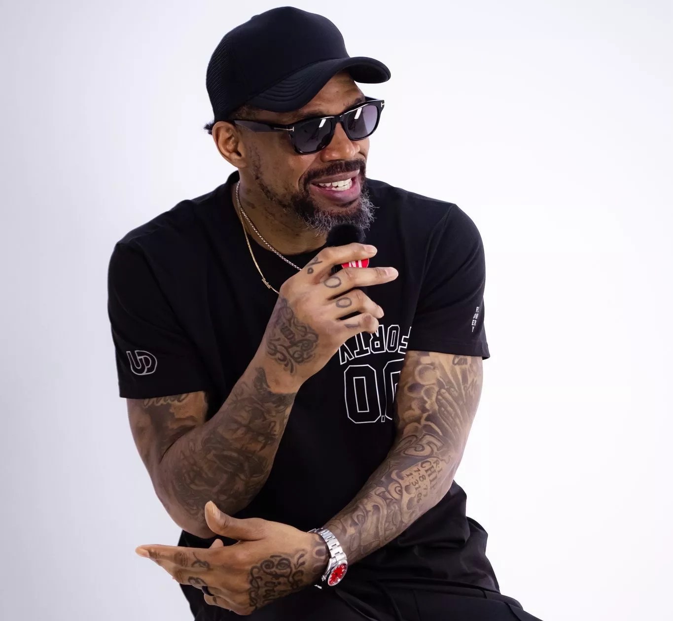 photo of Miami Heat great Udonis Haslem discussing his partnership with the Flowery, a Miami-based medical marijuana dispensaary