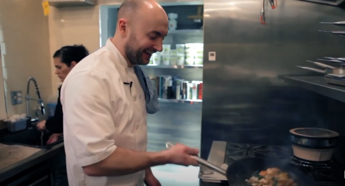 A photo of chef Jacob Bickelhaupt