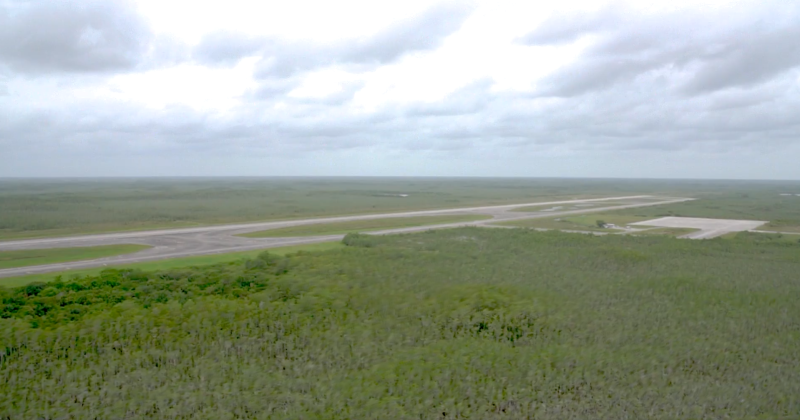 A photo of the Dade-Collier Training and Transition Airport.