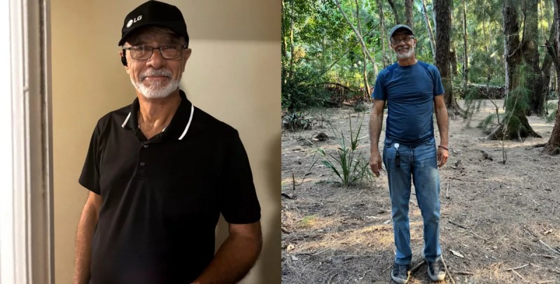 Photos of Fernando Artese, a 63-year-old Argentine living in Miami, was en route to a new life in Spain. Now, he's being held at Alligator Alcatraz.