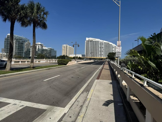 Brickell Key, facing Mandarin Oriental Hotel